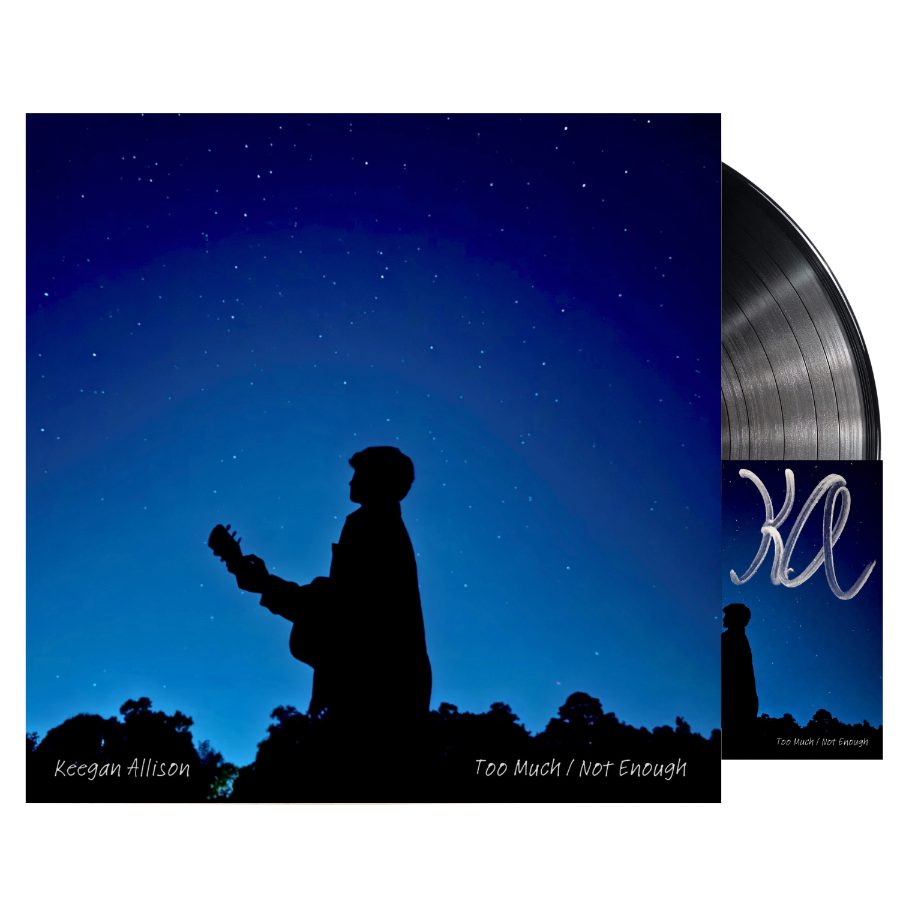 Signed Keegan Allison Too Much Not Enough EP on vinyl